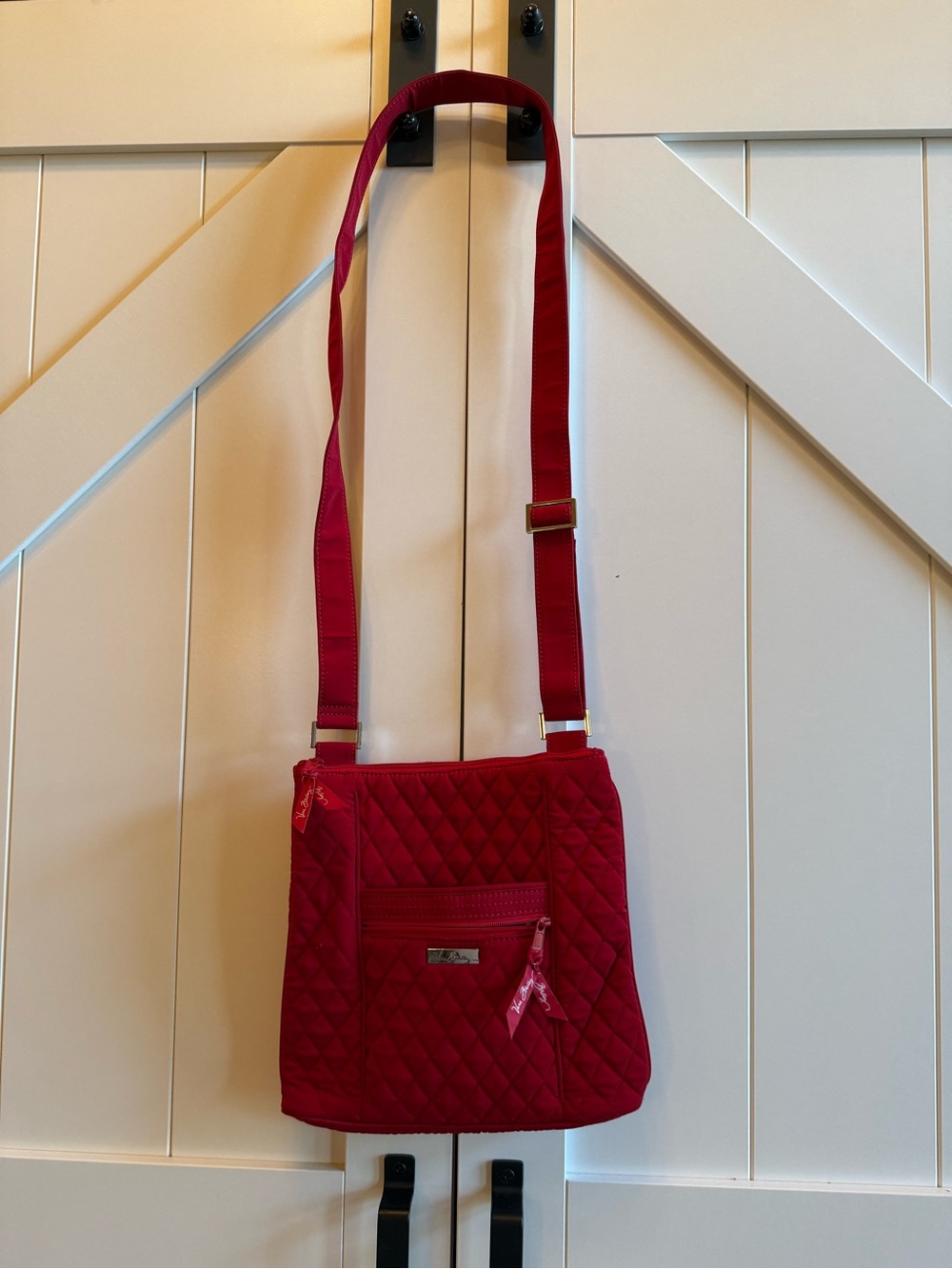 Red Quilted Crossbody Bag - Vera Bradley